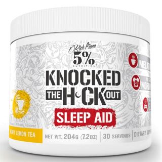Rich Piana Knocked the Fuck Out Sleep Aid by 5% Nutrition 153 g Honey Lemon Tea
