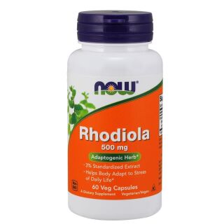 NOW Foods Rhodiola 500mg - 60 Capsules