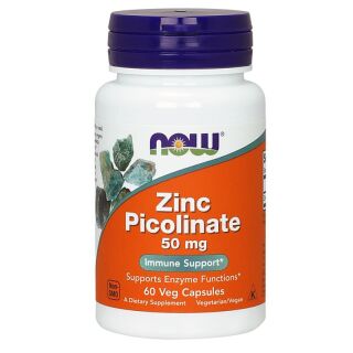 NOW Foods Zinc Picolinate 50mg - 120 Capsule