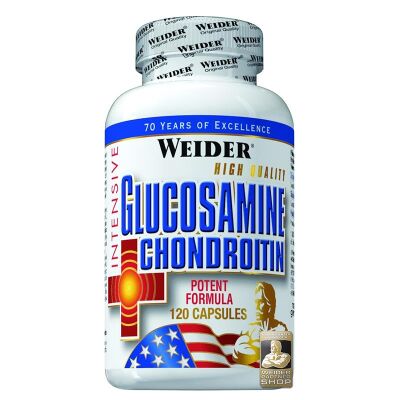 Weider Glucosamine + Chondroitin Plus MSM 120 Capsules