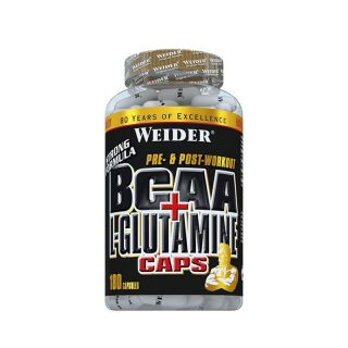 Weider BCAA + L-Glutamine 180 Capsules
