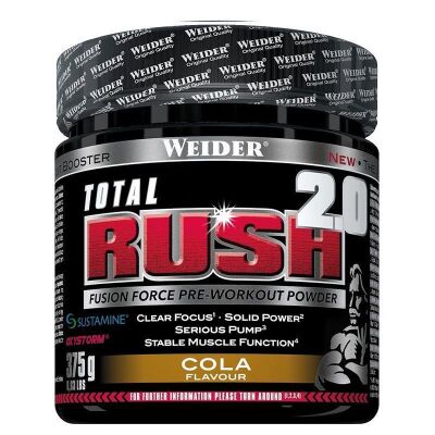 Weider Total Rush 2.0 - 375g Cola