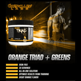 Controlled Labs Orange Triad + Greens 408 g Lemon Ice Tea