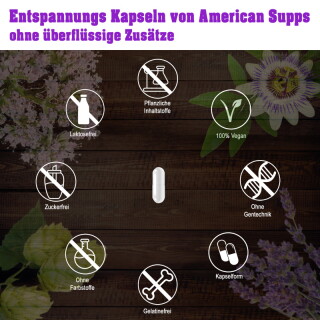 American Supps Entspannungs Kapseln - 60 Capsule EXP 11/22