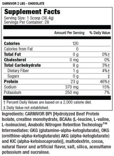 MuscleMeds Carnivor Beef Protein 1,82 kg Rindfleischprotein Isolat Chocolate Peanut Butter