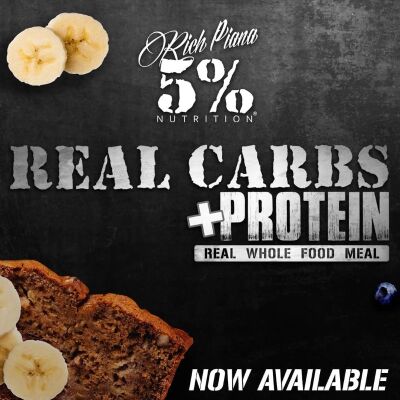 Rich Piana Real Carbs + Protein by 5% Nutrition 1430g Apple Cinnamon Pie