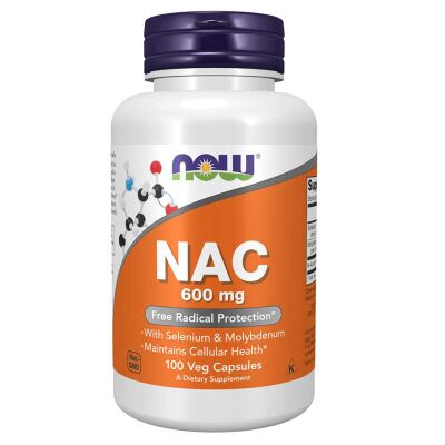 NOW Foods NAC 600 mg - 100 Capsule