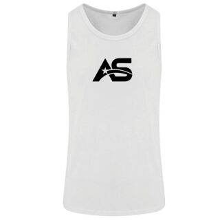 American Supps Muscle Shirt "AS" White