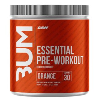 Get Raw Nutrition CBUM Essential Pre-Workout 399g Orange