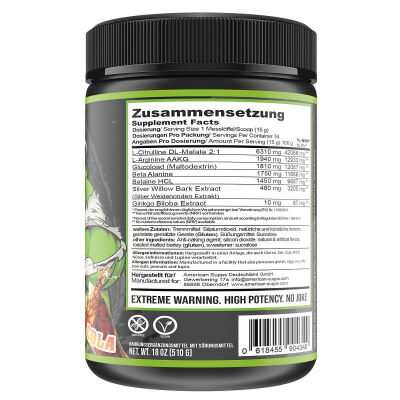 American Supps Undisputed Pump Booster 510g Cherry