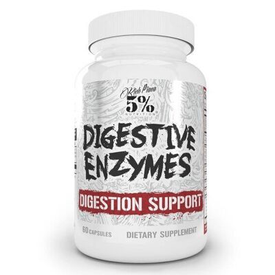 Rich Piana Digestive Enzymes by 5% Nutrition 60 Capsules