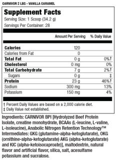 MuscleMeds Carnivor Beef Protein 1,82 kg Rindfleischprotein Isolat
