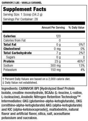MuscleMeds Carnivor Beef Protein Isolate 1,82 kg