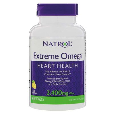 NATROL Extreme Omega 60 Softgel Capsules 2400 mg