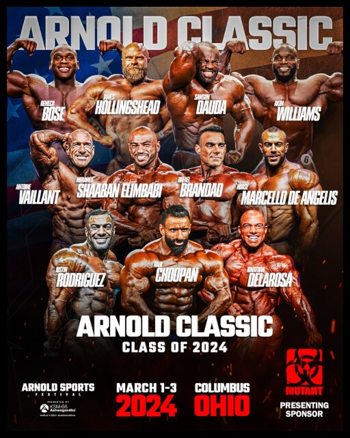 Arnold Classic 2024 Teilnehmer Men´s Open