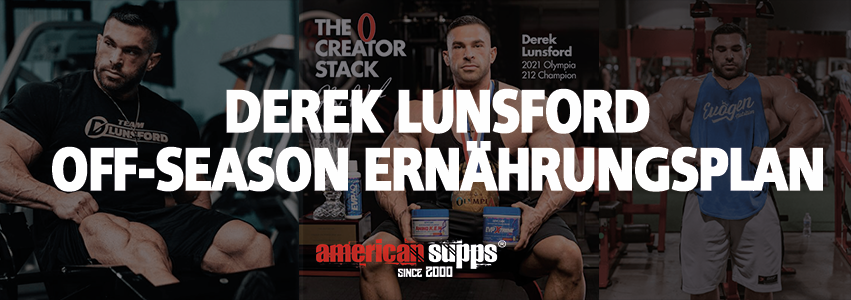 Derek Lunsford Ernährungsplan Offseason